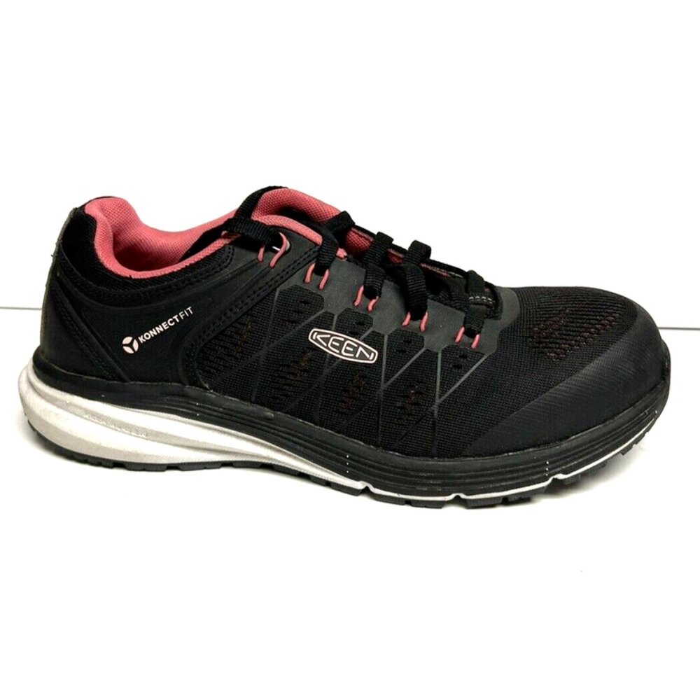 KEEN Women's Vista Energy Work Sneaker Black, Size 9.5M